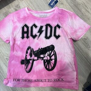 NEW! AC/DC rock  t shirt top -Size XS